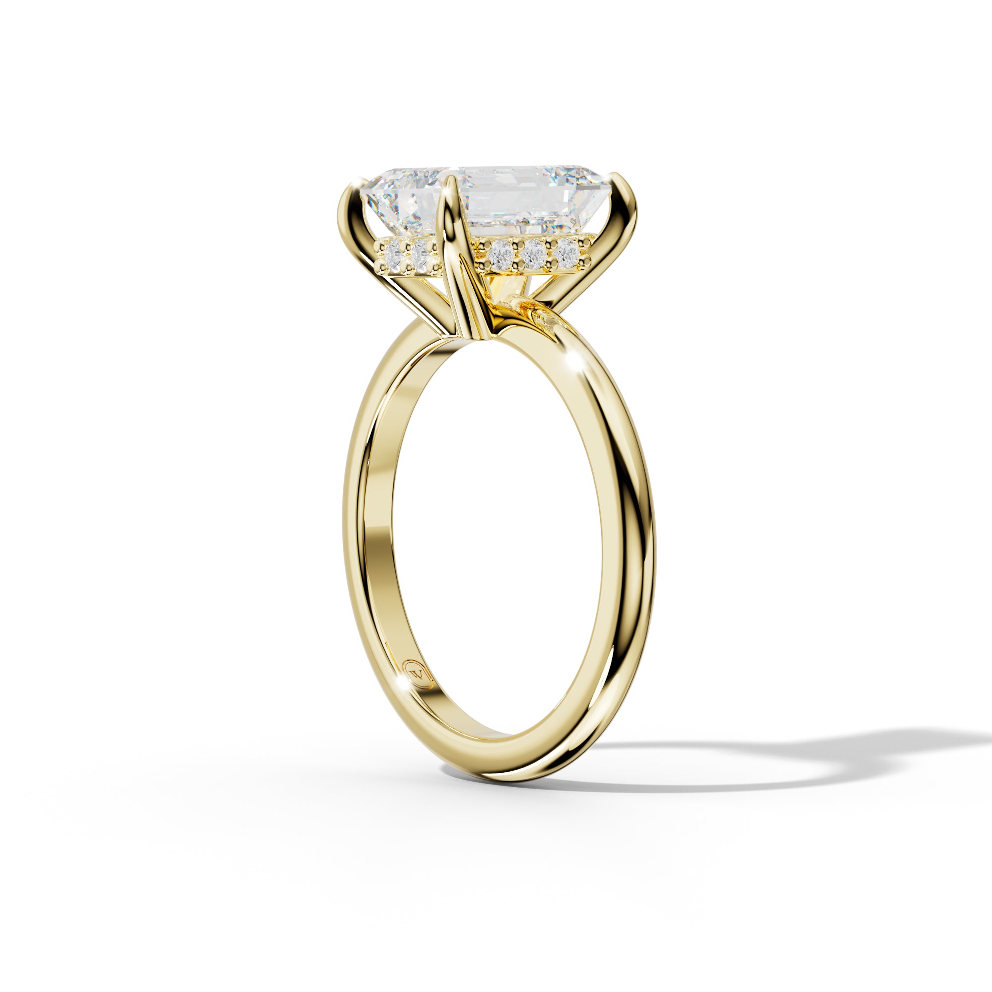 Natalie Emerald Cut Engagement Ring